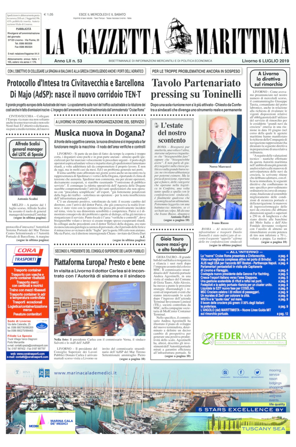 Giornale del 6-7-2019
