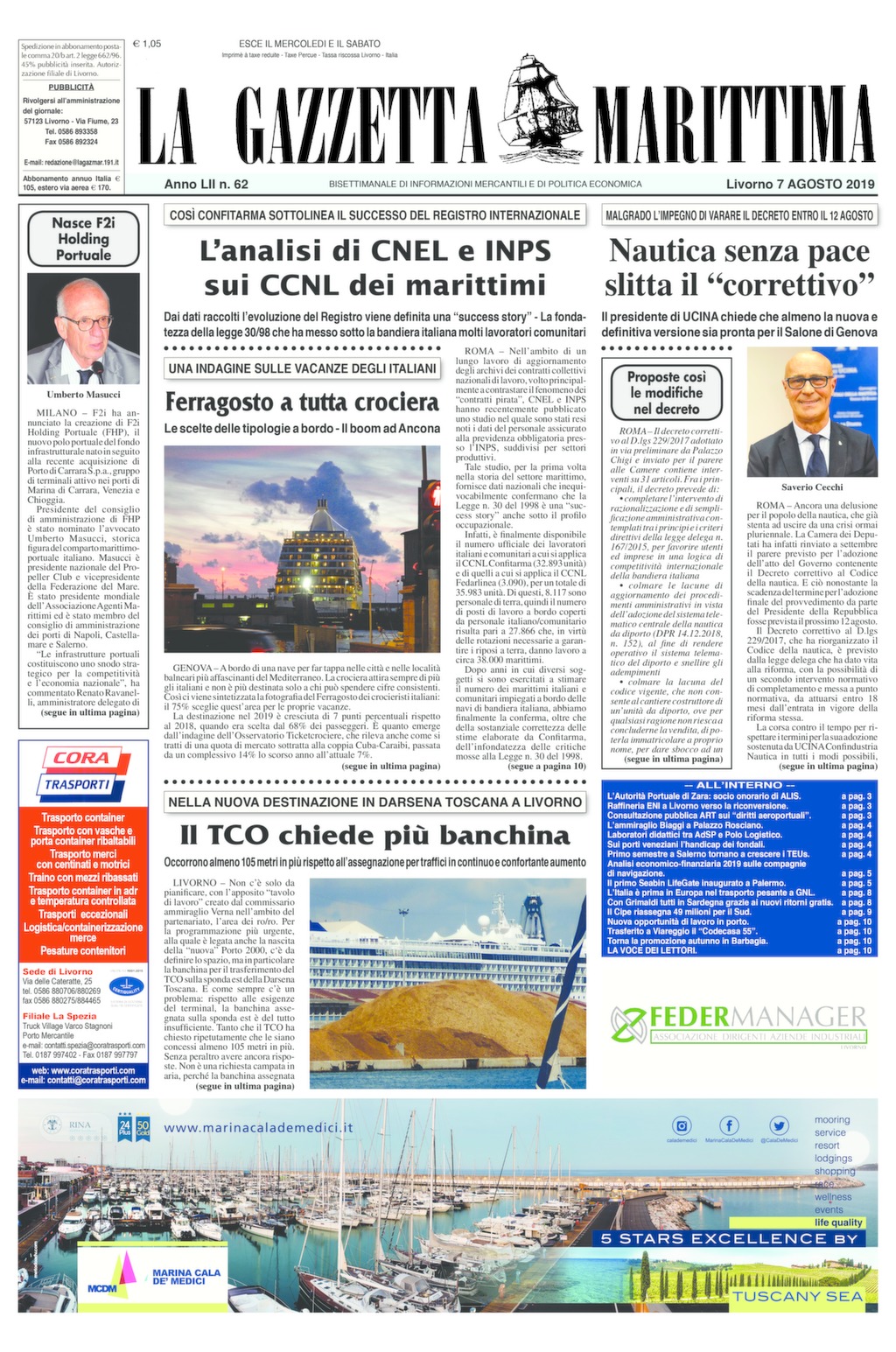 Giornale del 7-8-2019
