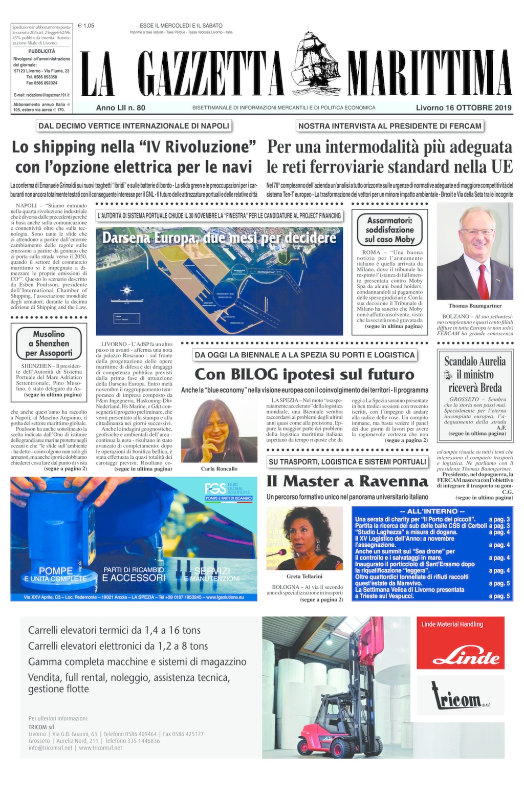 Giornale del 16-10-2019