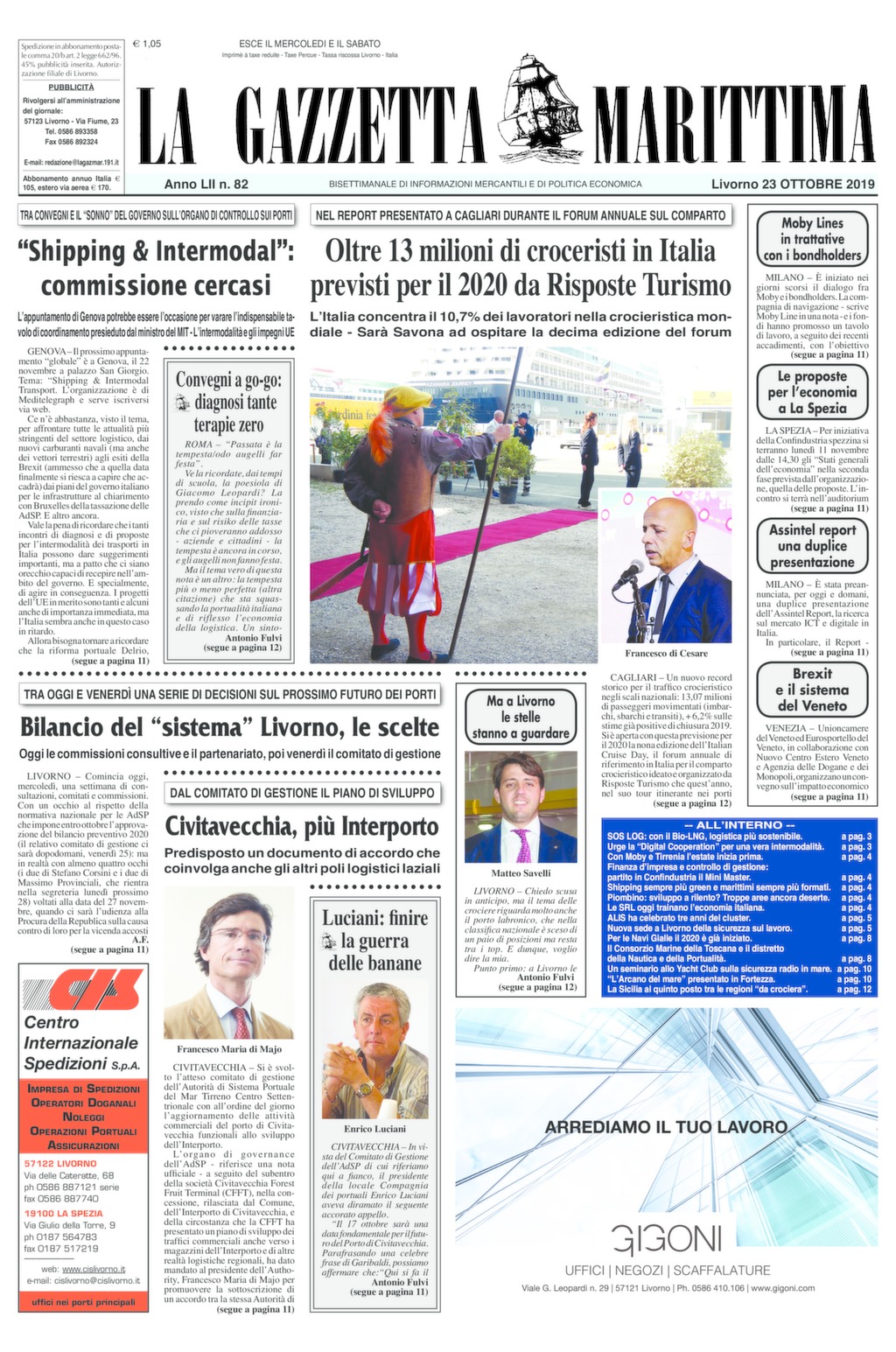 Giornale del 23-10-2019