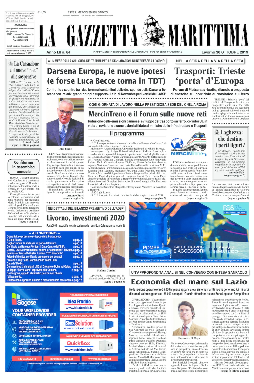 Giornale del 30-10-2019