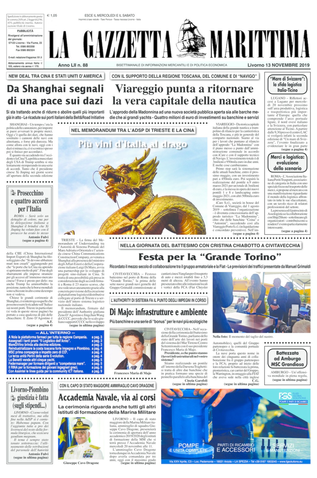 Giornale del 13-11-2019