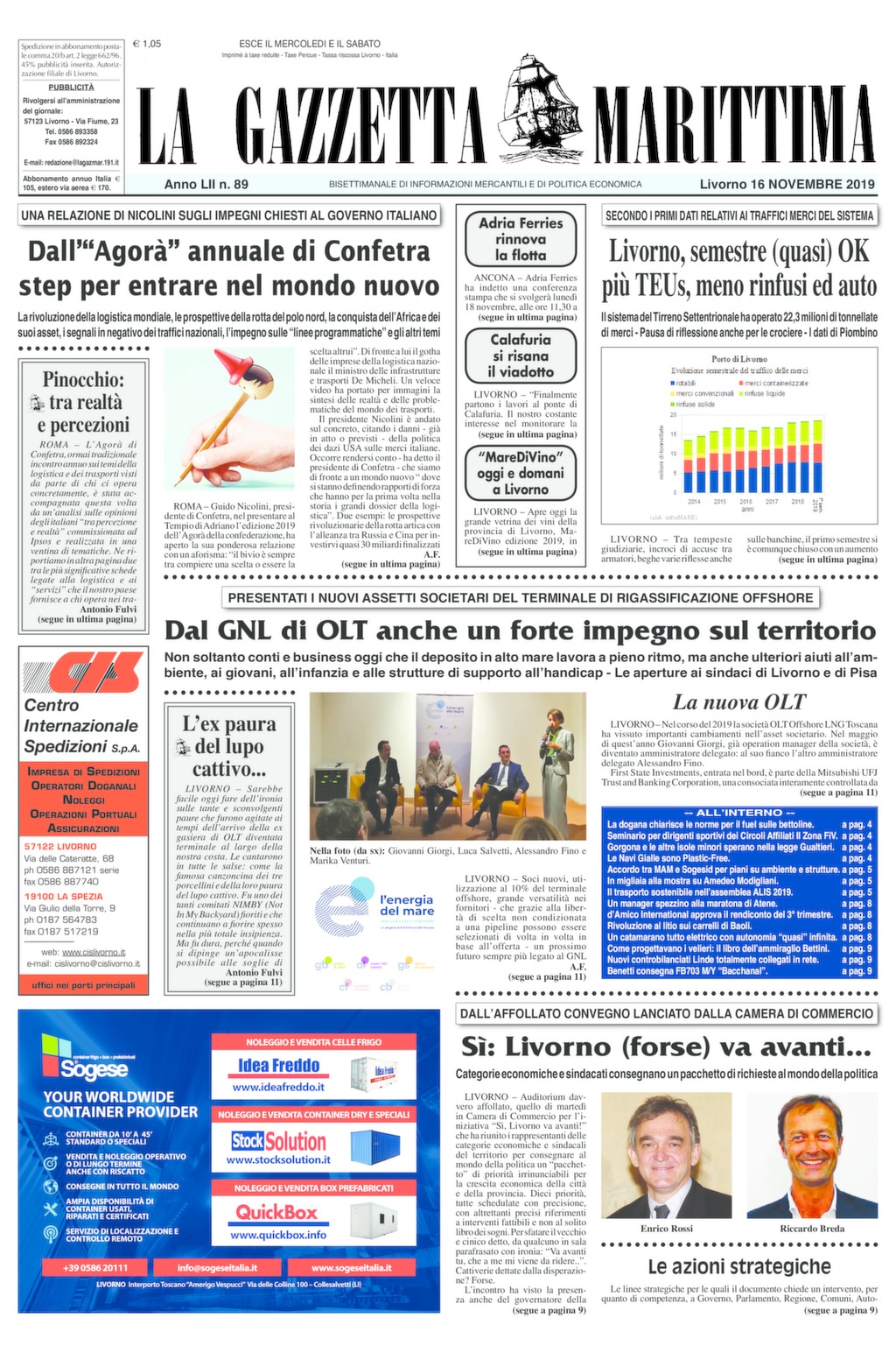 Giornale del 16-11-2019