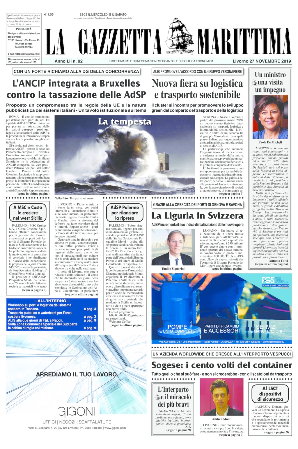 Giornale del 27-11-2019