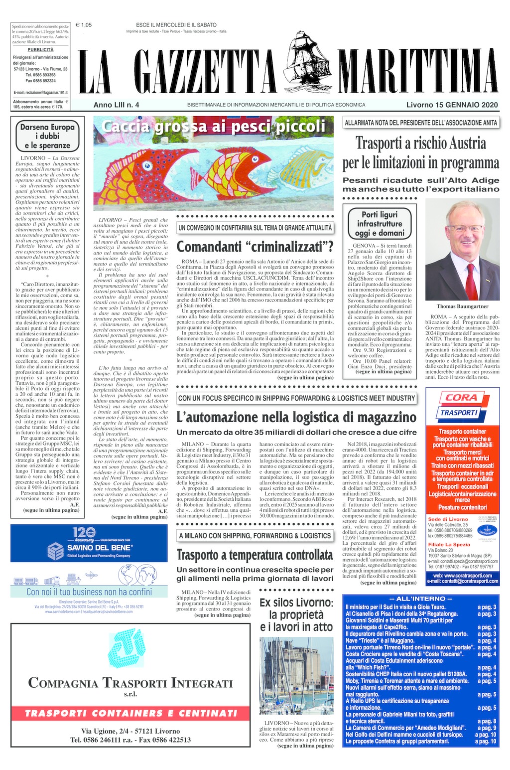 Giornale del 15-1-2020
