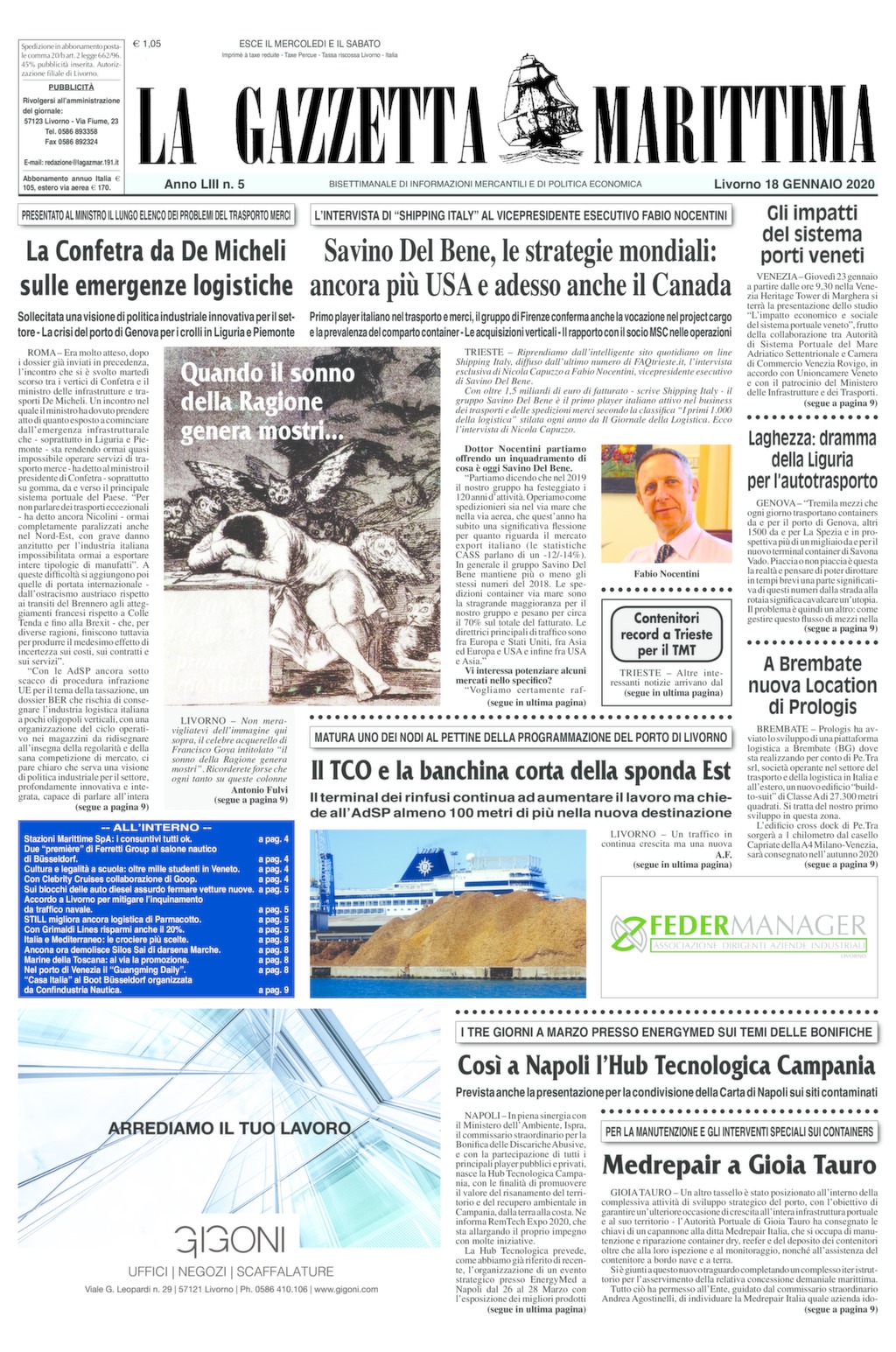 Giornale del 18-1-2020