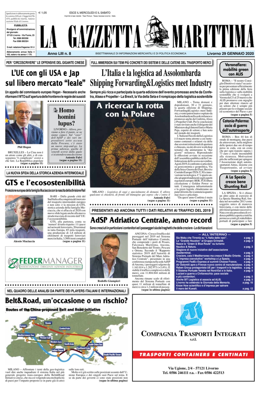 Giornale del 29-1-2020