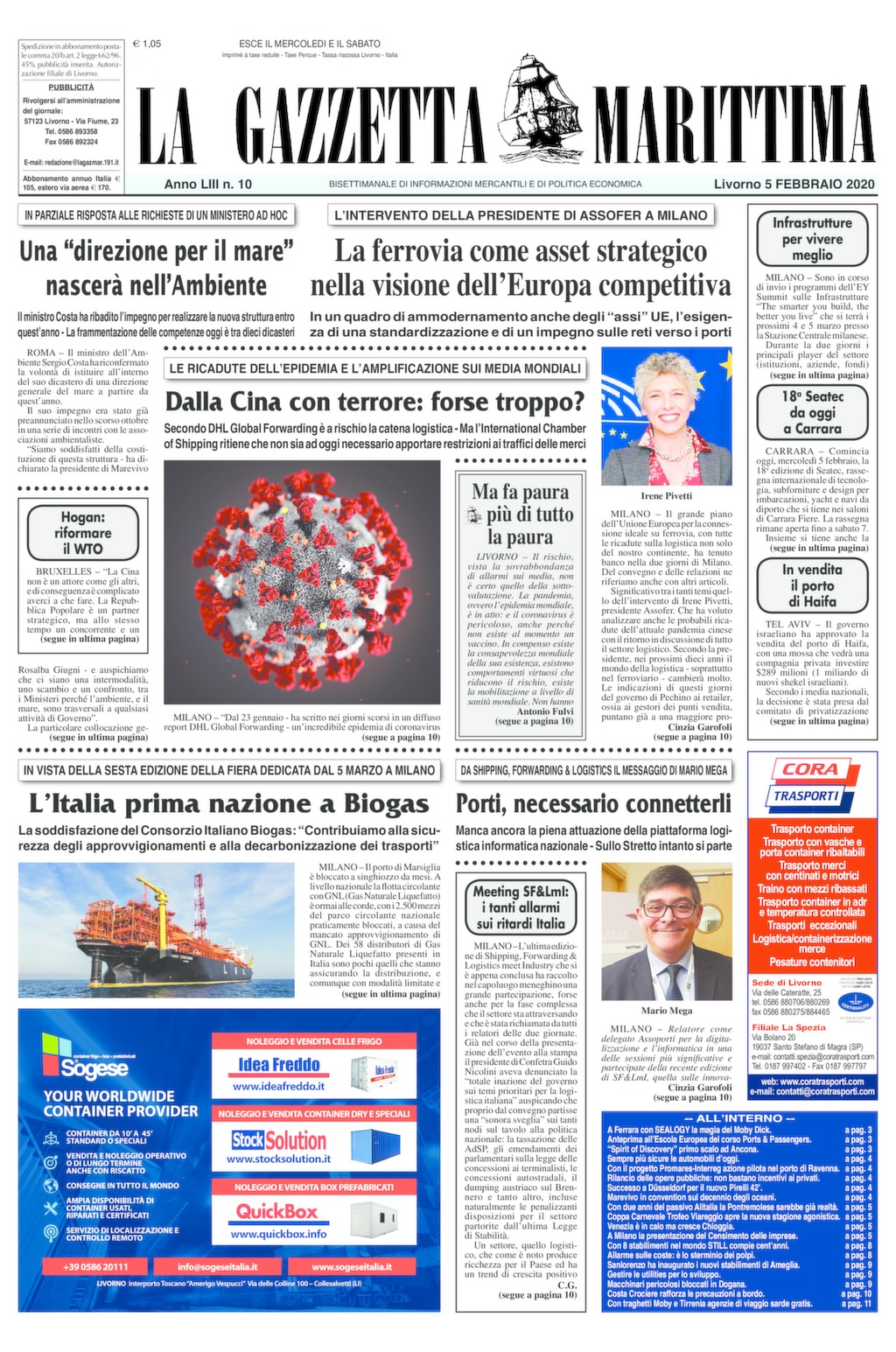 Giornale del 5-2-2020