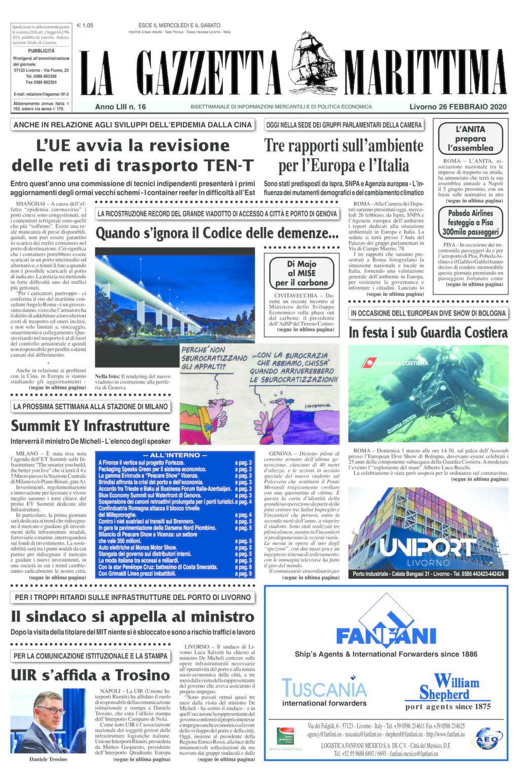 Giornale del 26-2-2020