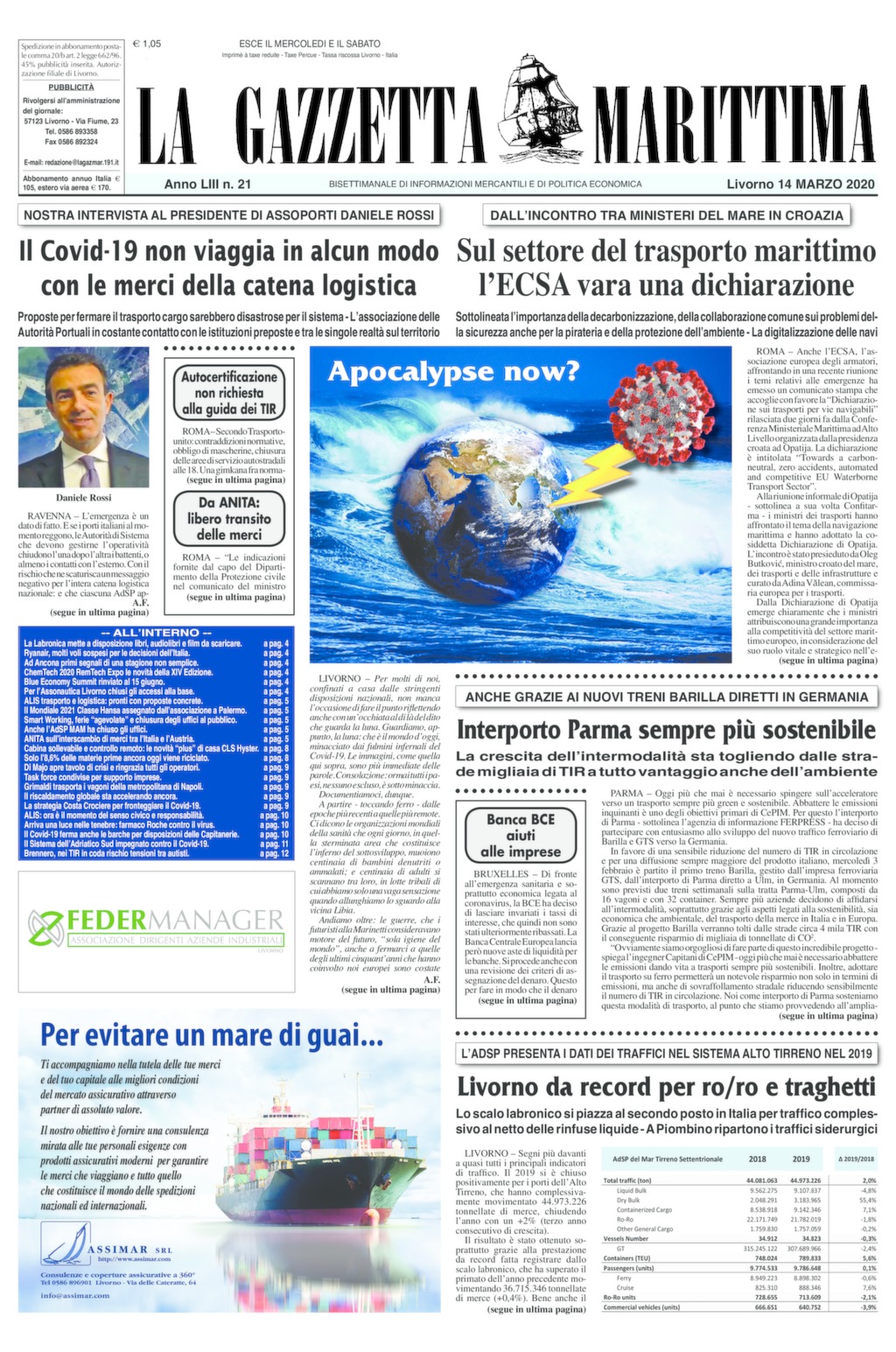 Giornale del 14-3-2020