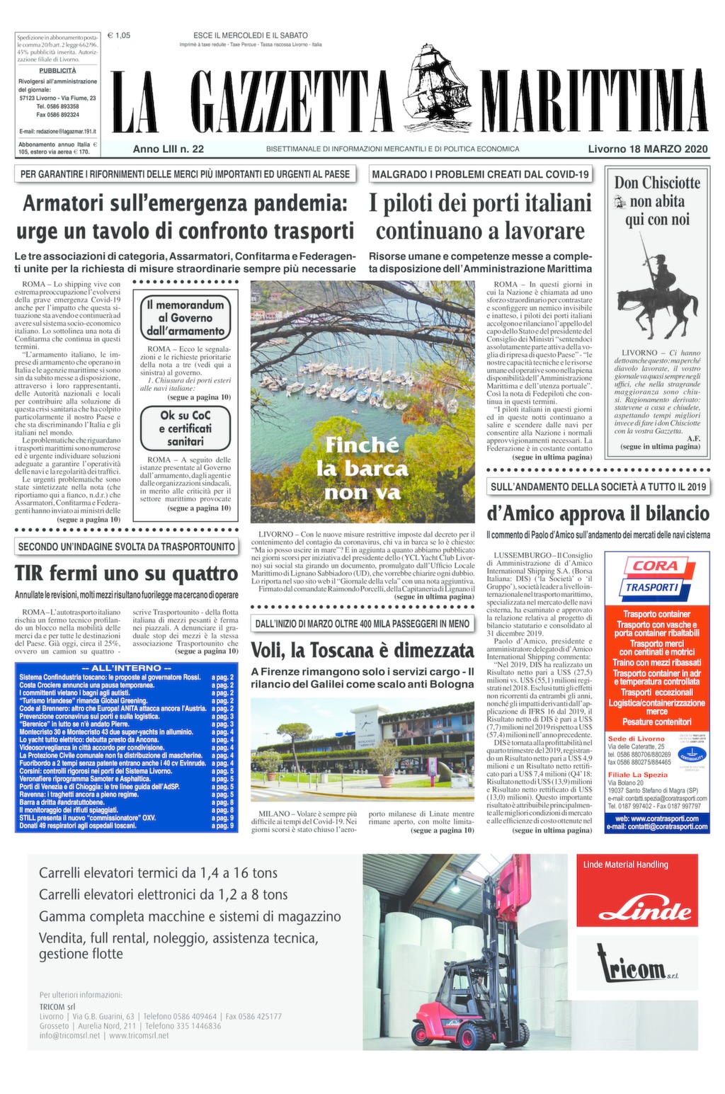 Giornale del 18-3-2020