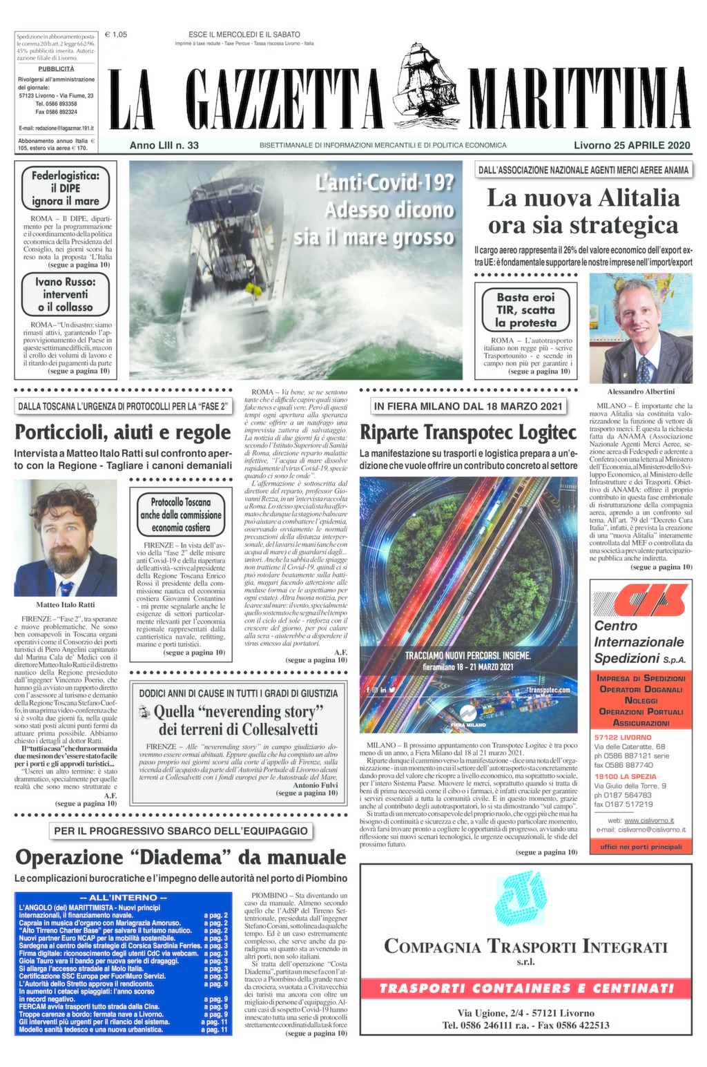 Giornale 25-4-2020