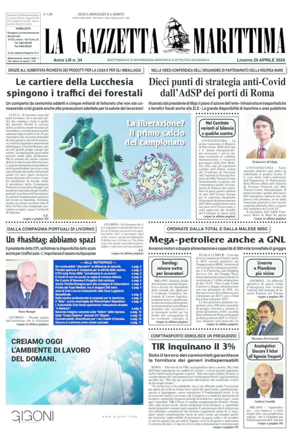 Giornale 29-4-2020