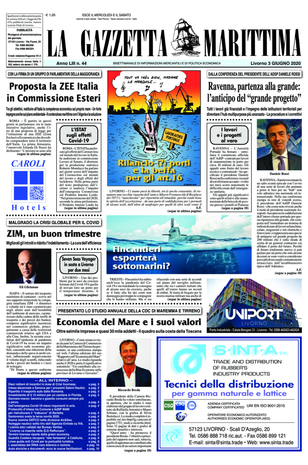 Giornale 3-6-2020