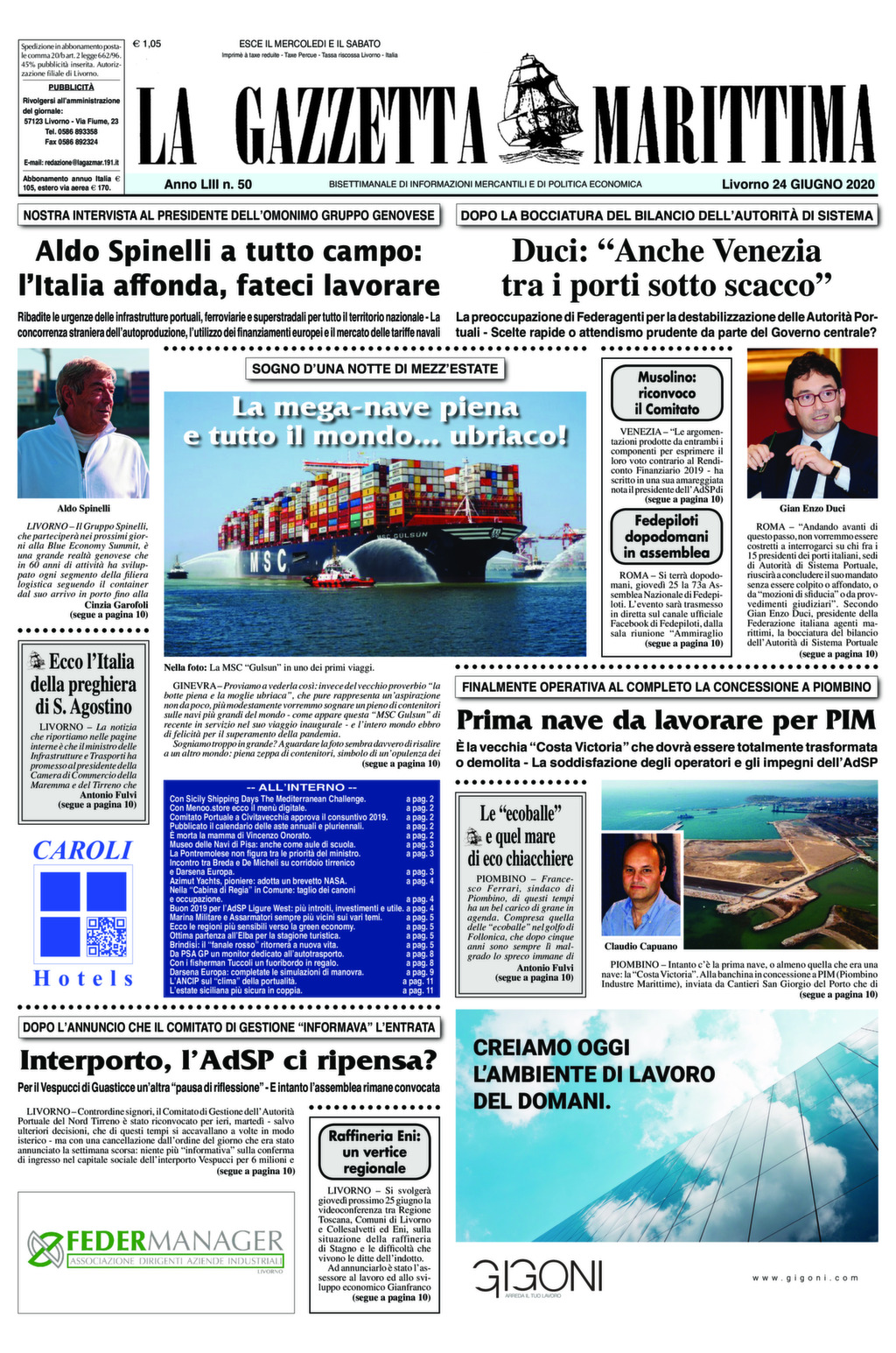 Giornale 24-6-2020