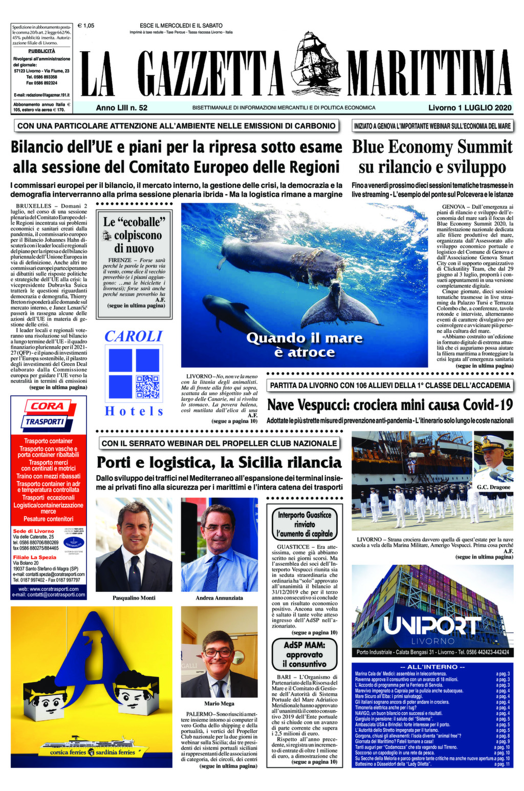 Giornale dell’1-7-2020