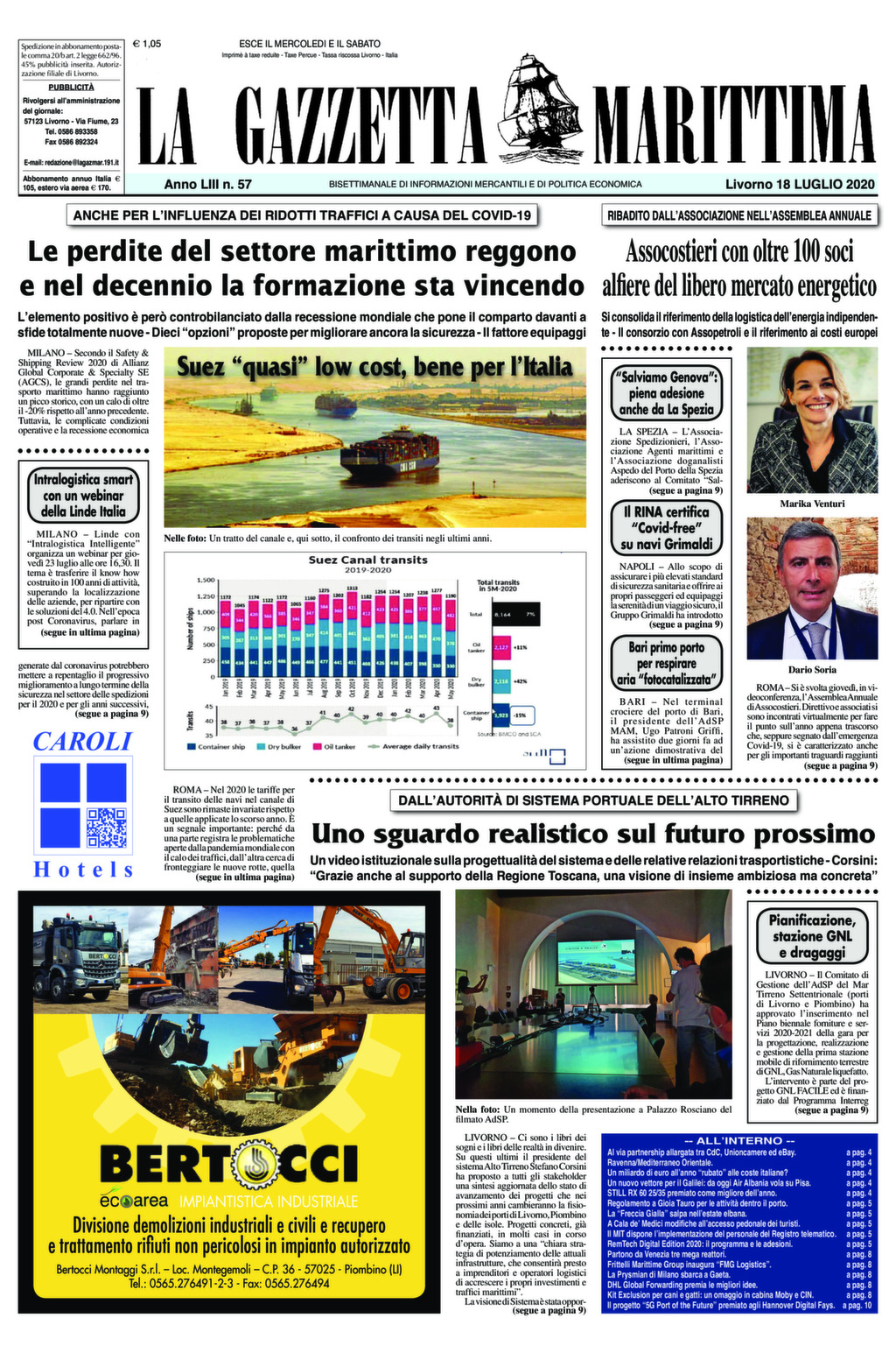Giornale del 18-7-2020