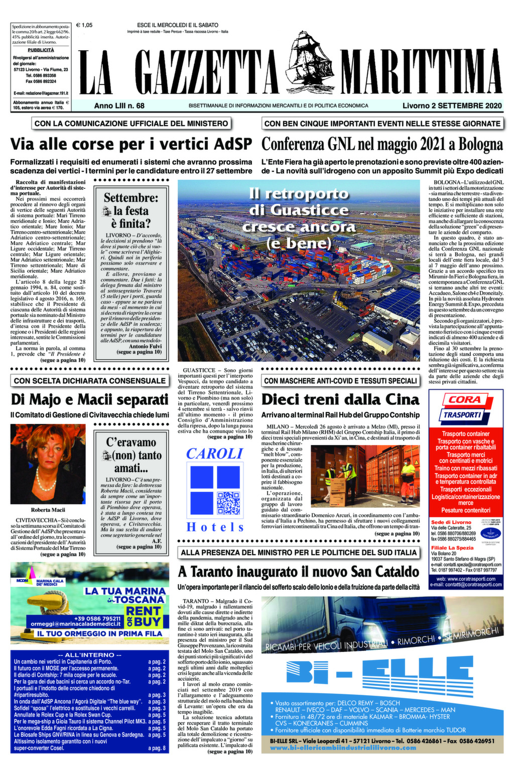 Giornale del 2-9-2020