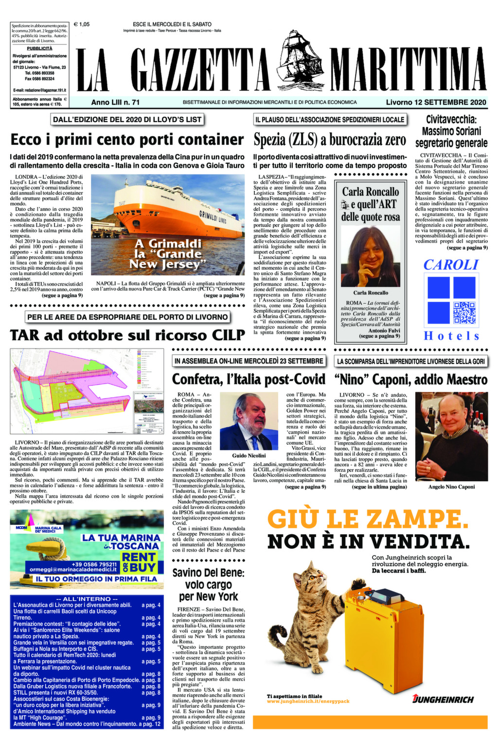 Giornale del 12-9-2020