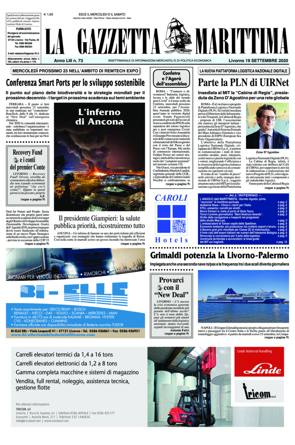 Giornale del 19-9-2020