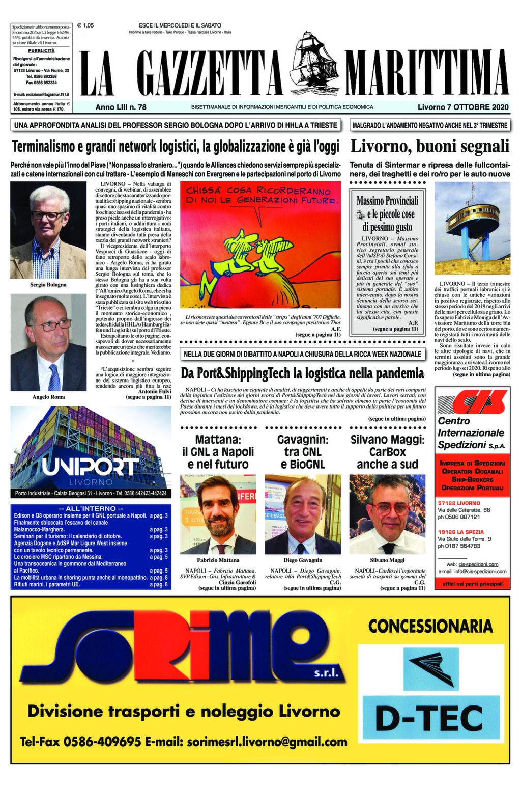 Giornale del 7-10-2020