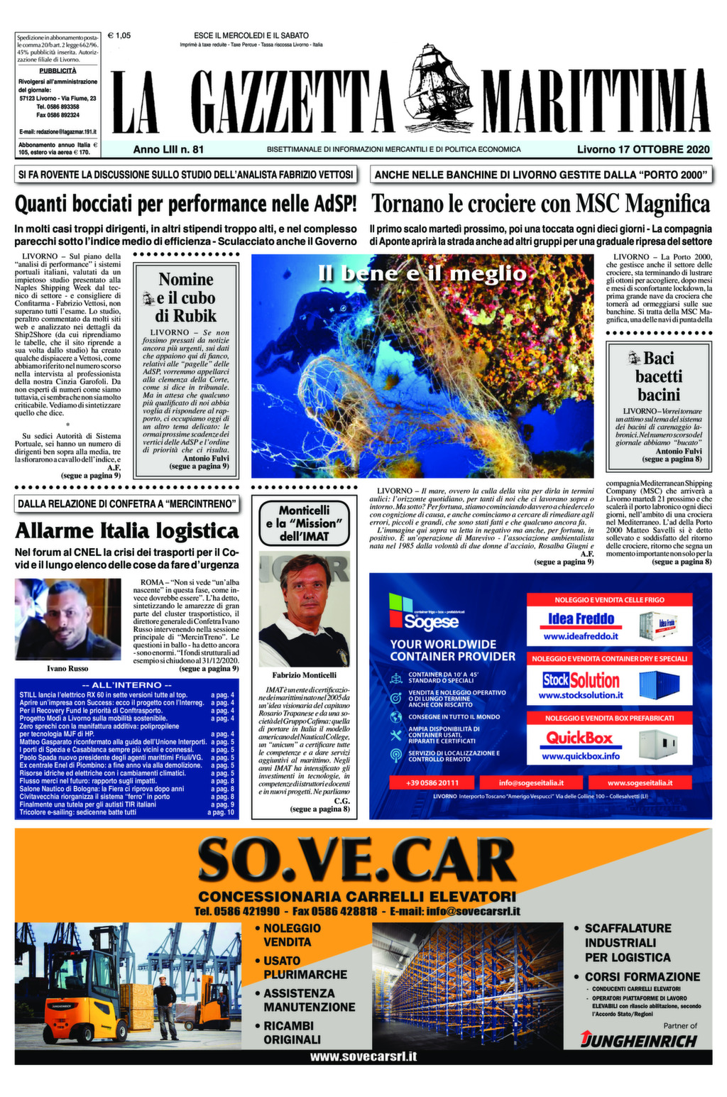 Giornale del 17-10-2020