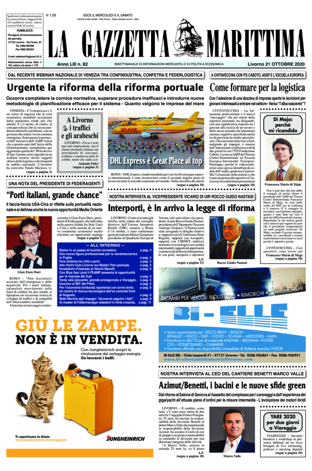 Giornale del 21-10-2020