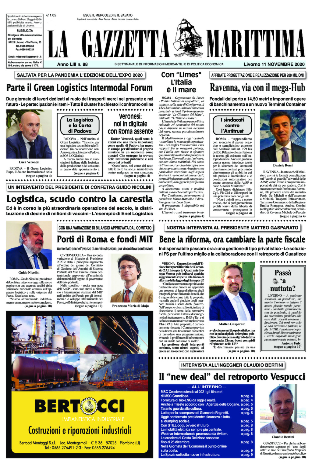 Giornale del 11-11-2020