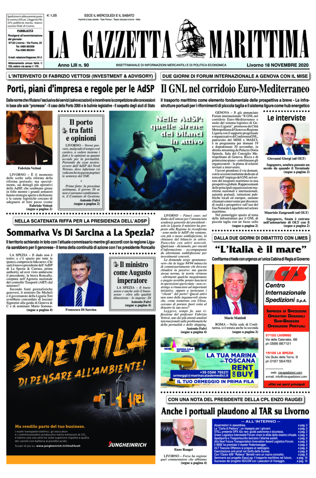 Giornale del 18-11-2020