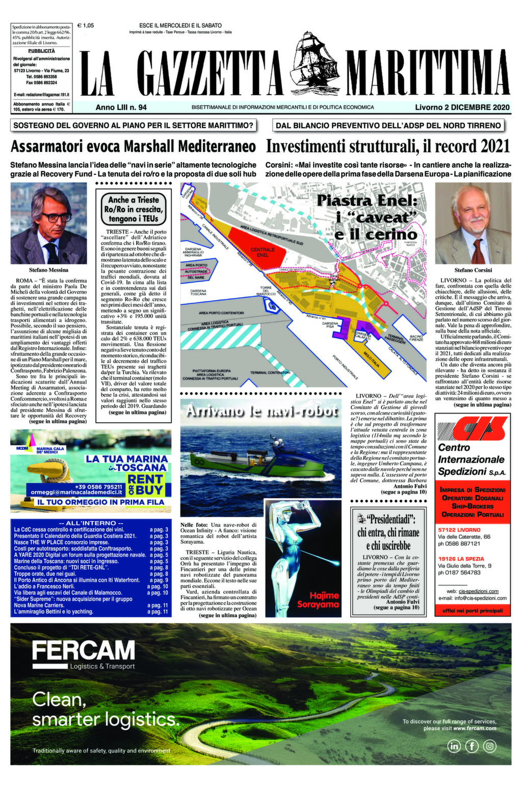 Giornale del 2-12-2020