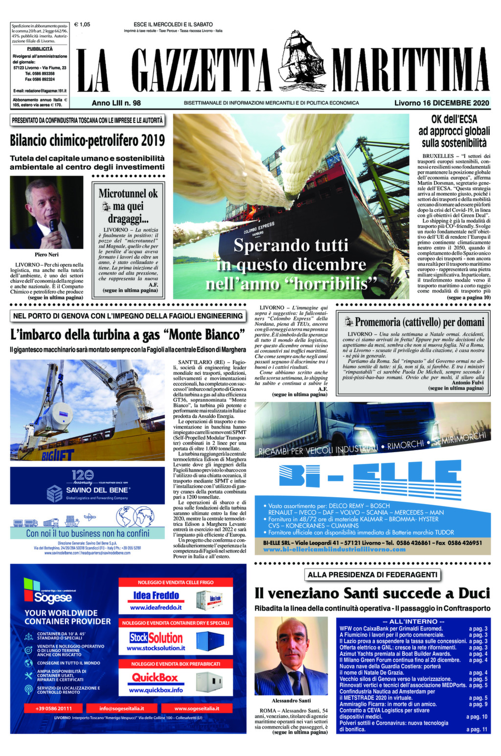Giornale del 16-12-2020