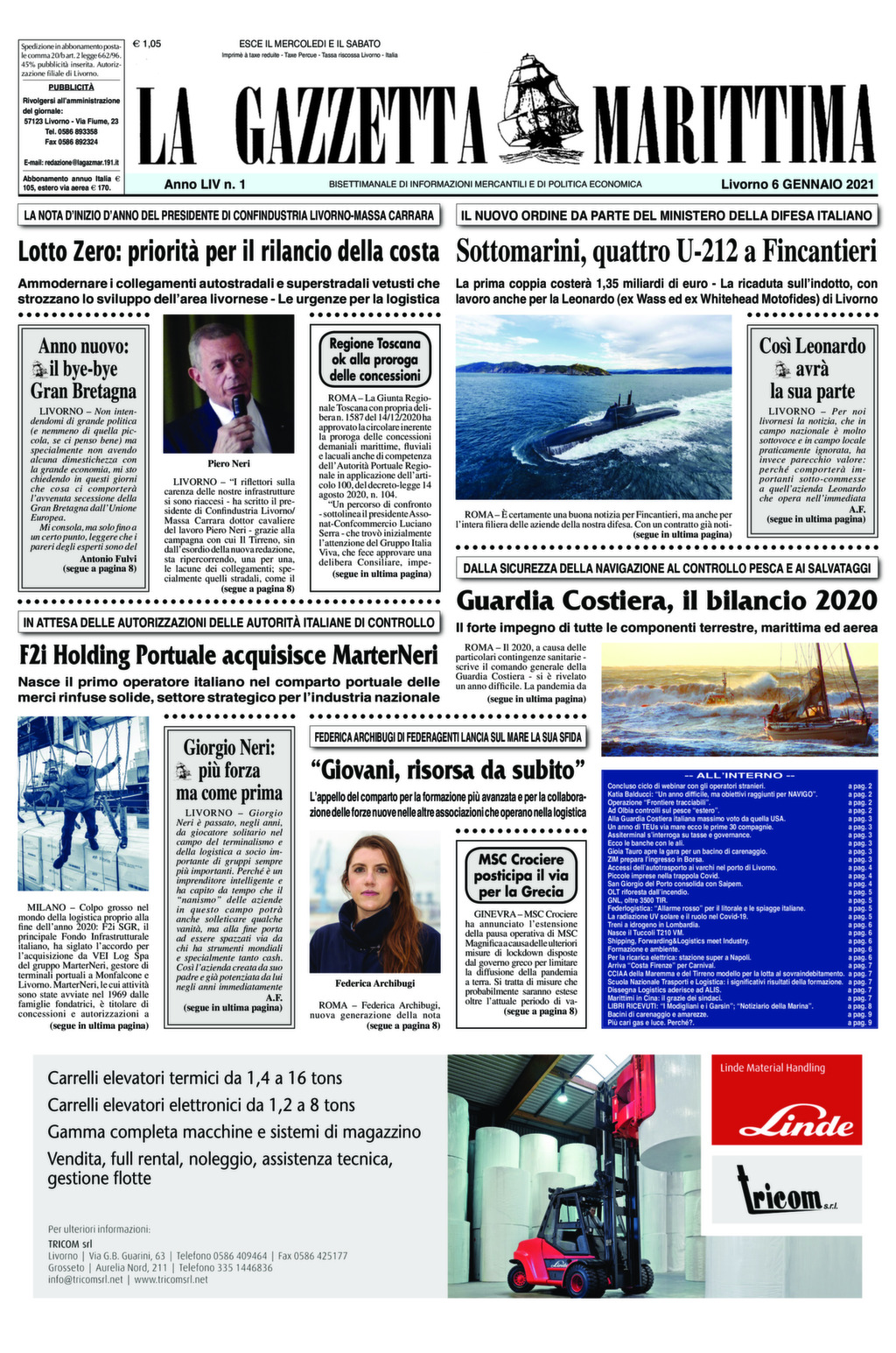 Giornale del 6-1-2021