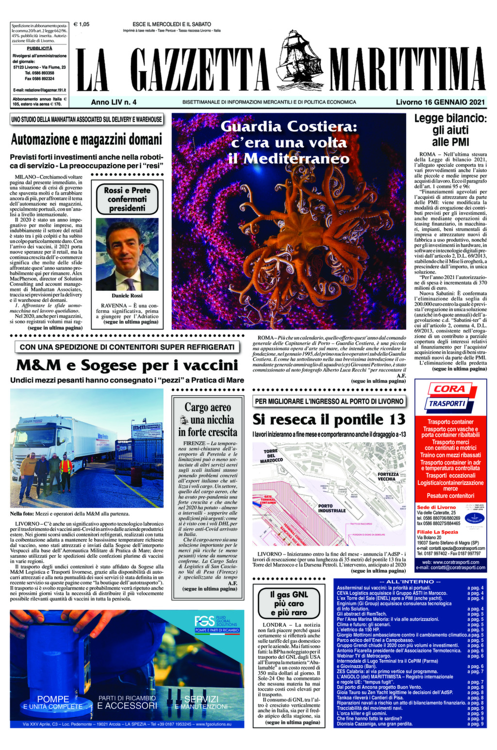 Giornale del 16-1-2021