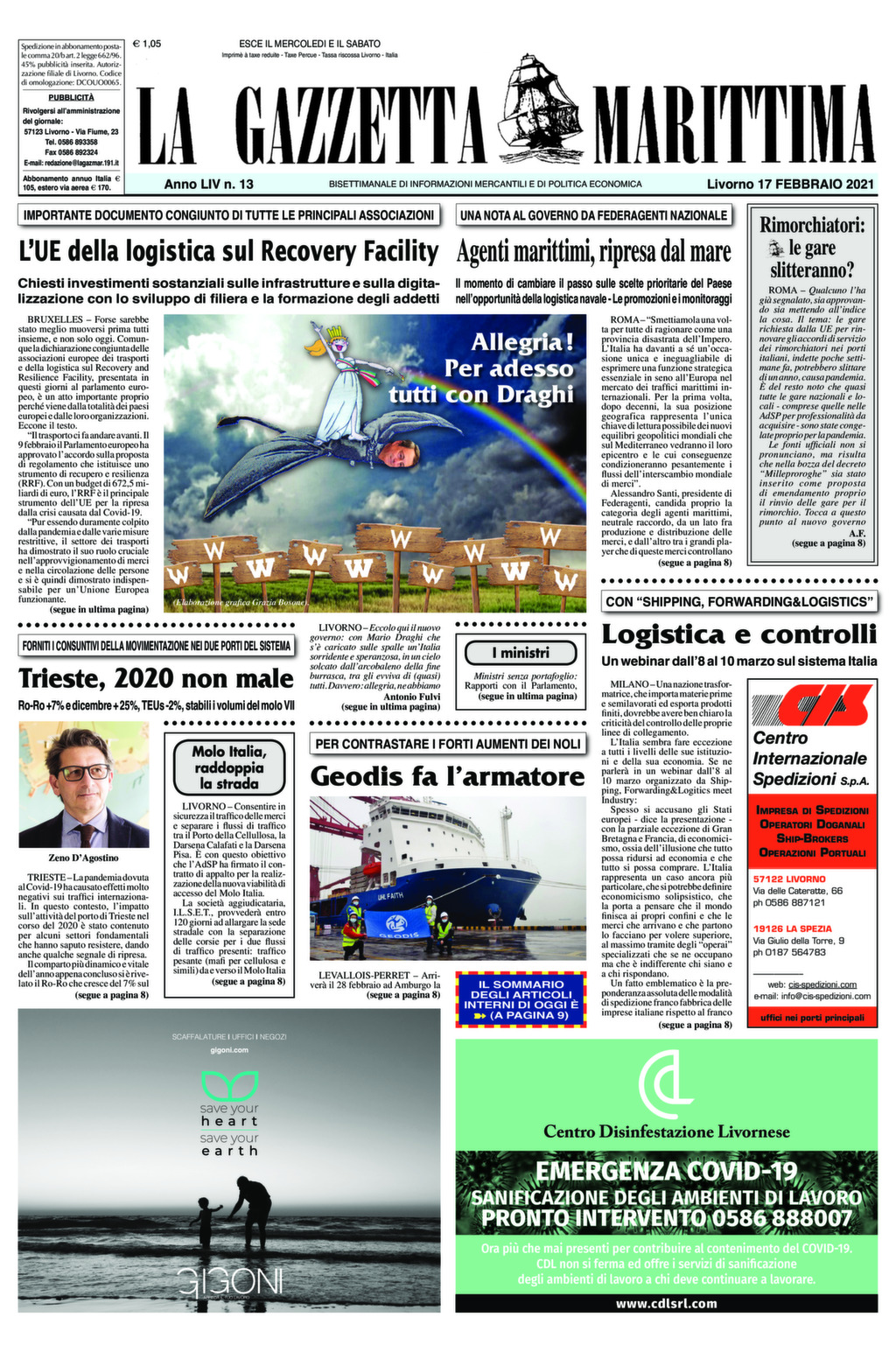 Giornale del 17-2-2021