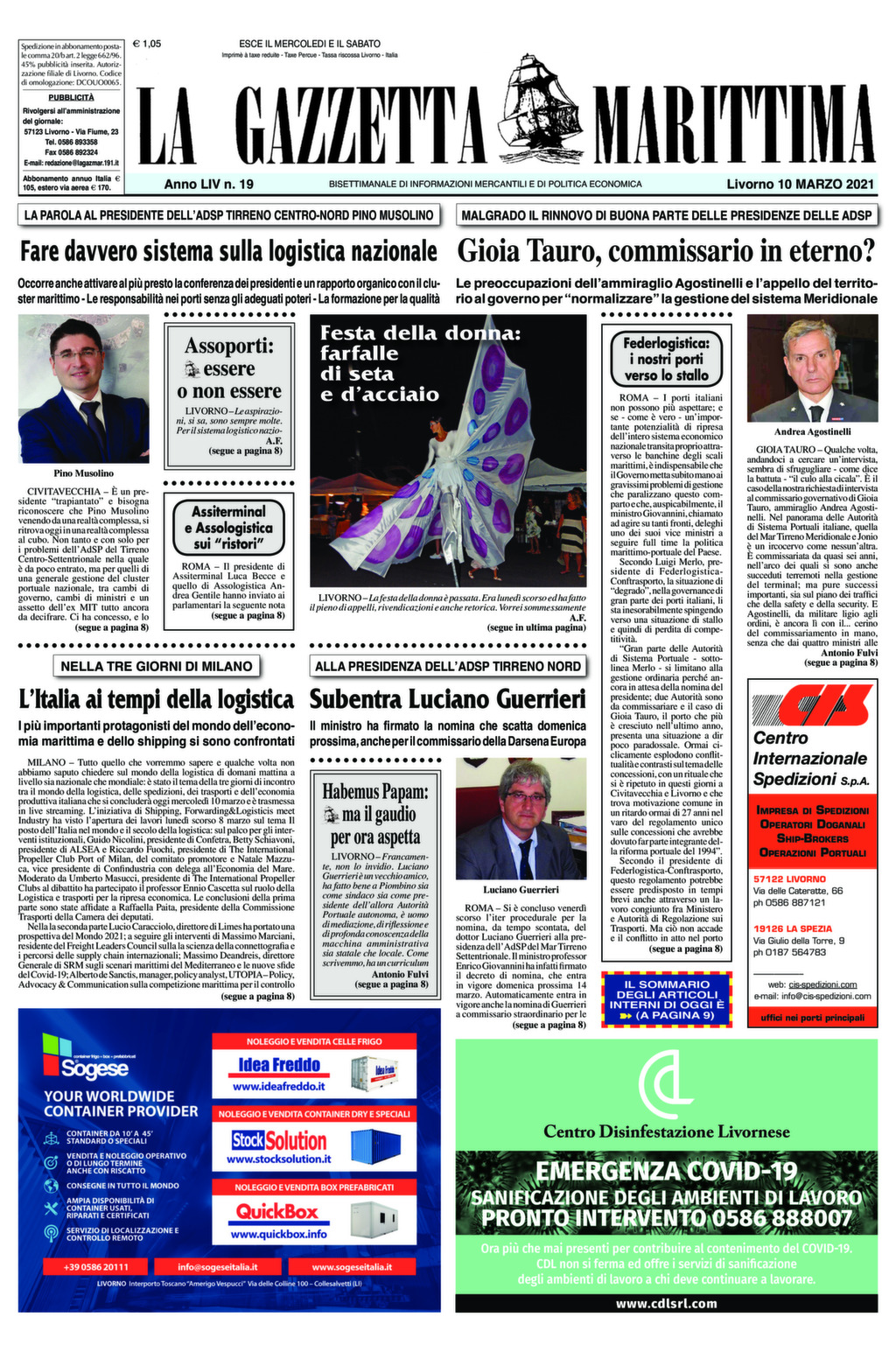 Giornale del 10-3-2021