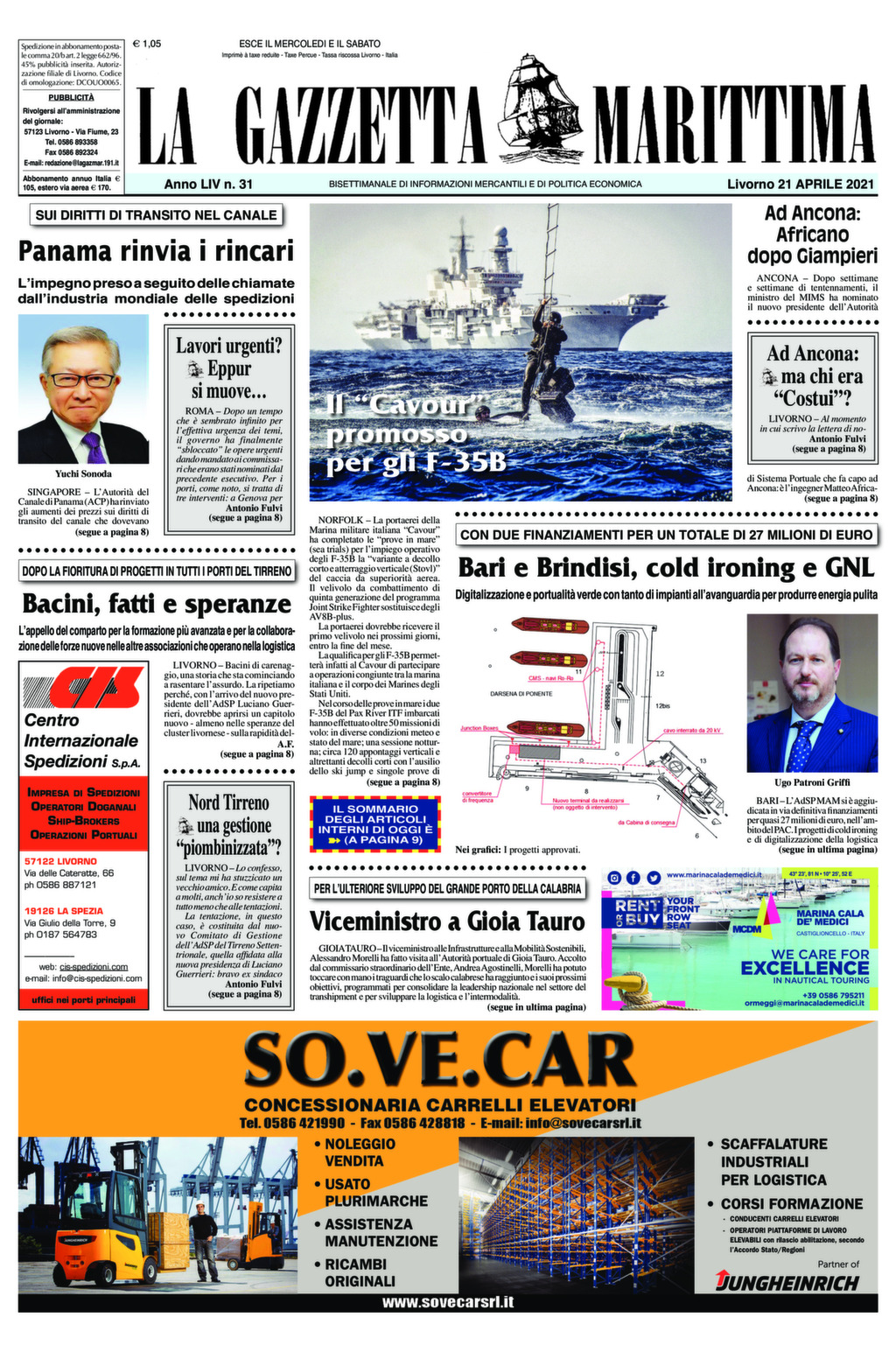 Giornale del 21-4-2021