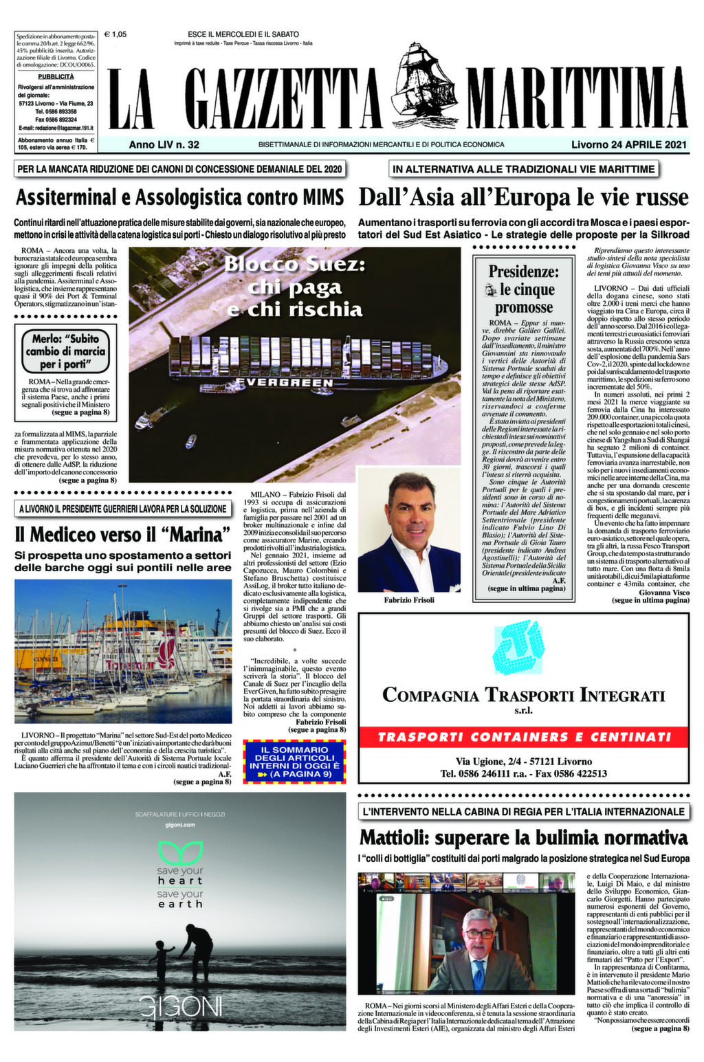 Giornale 24-4-2021