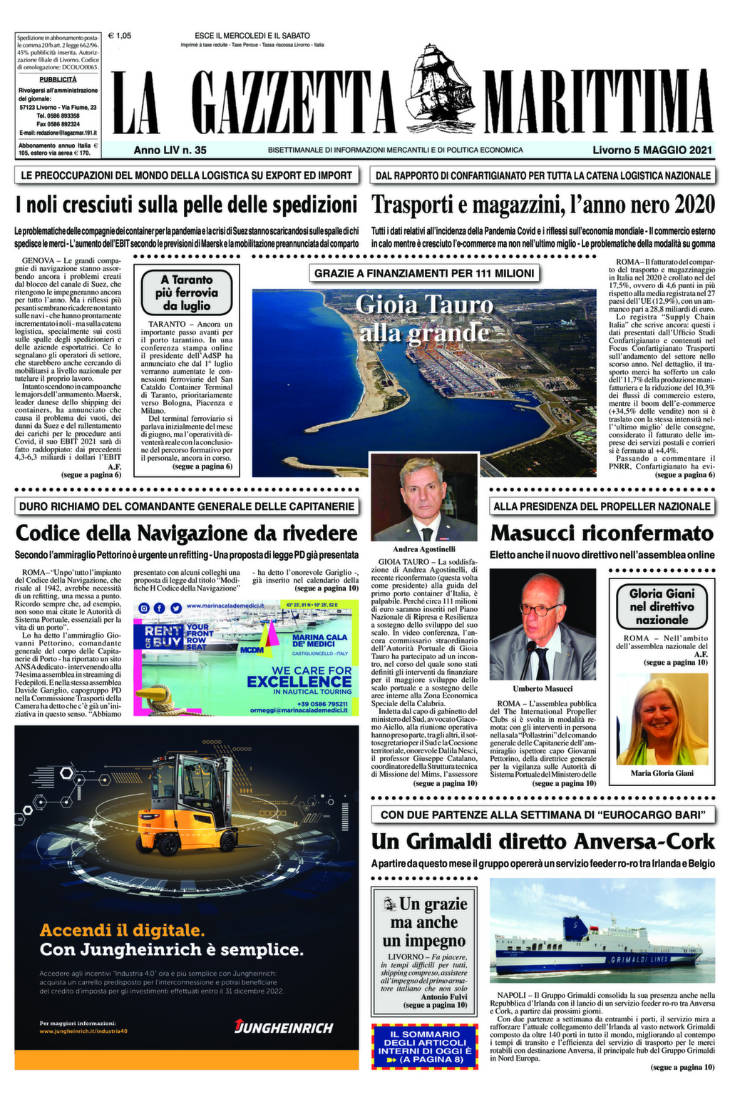 Giornale 5-5-2021
