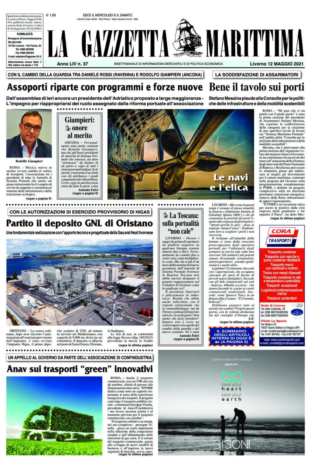 Giornale del 12-5-2021