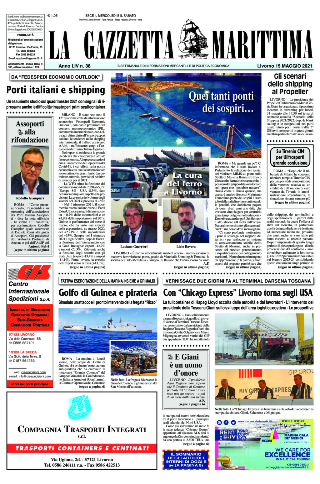 Giornale del 15-5-2021
