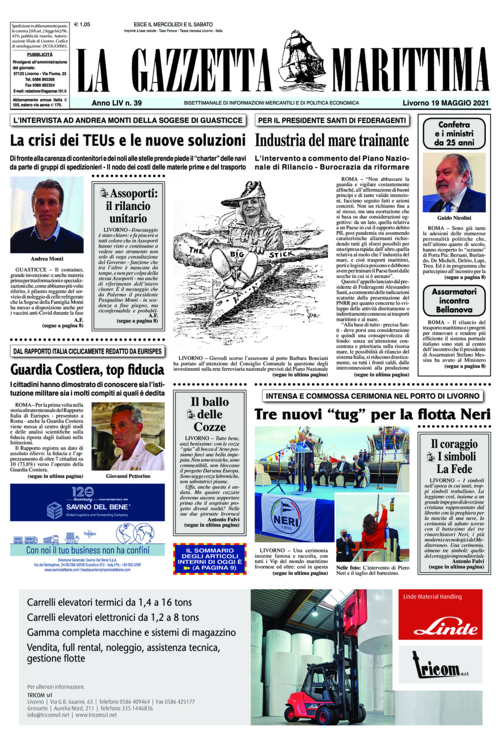 Giornale del 19-5-2021