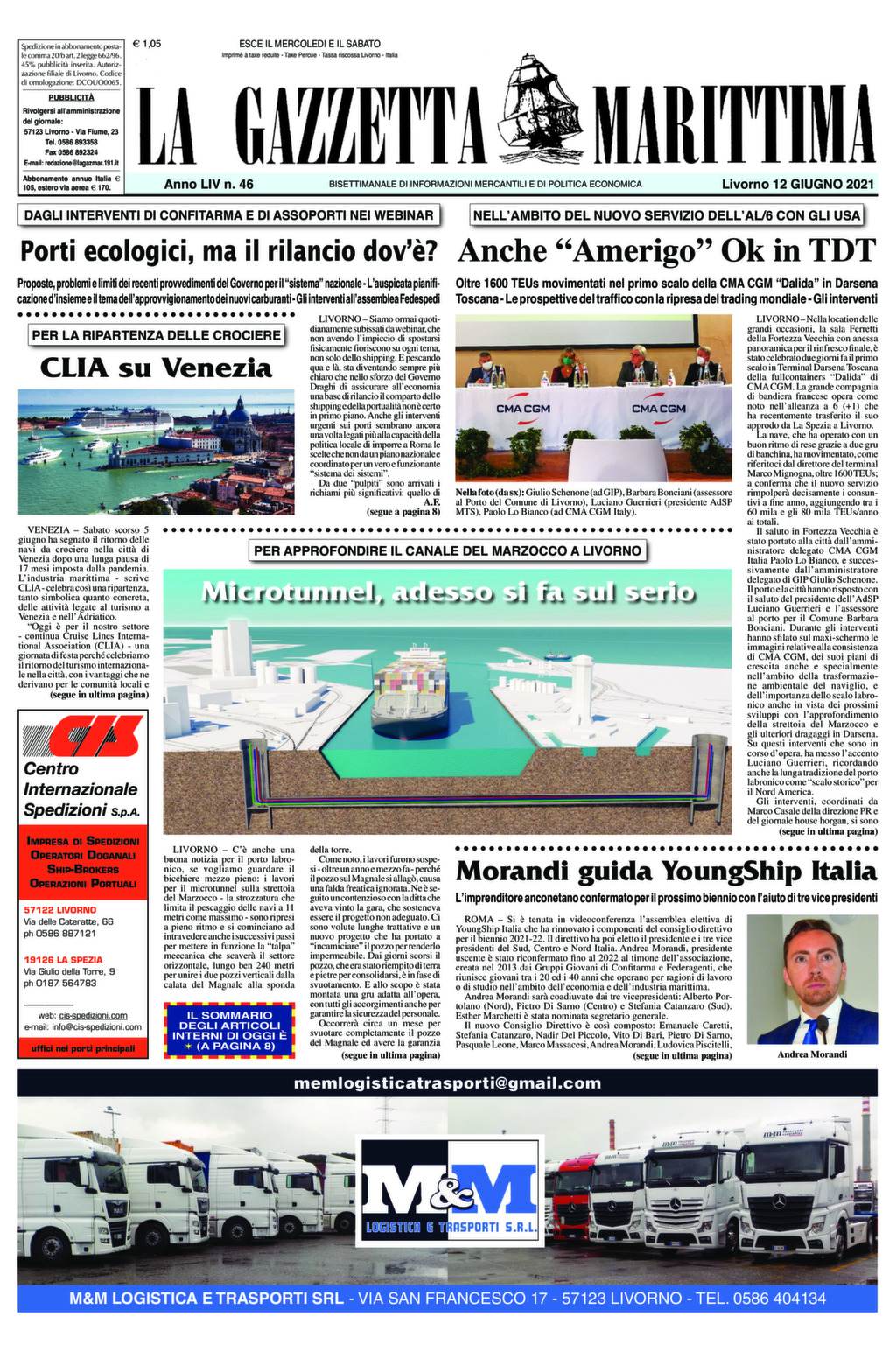 Giornale del 12-6-2021