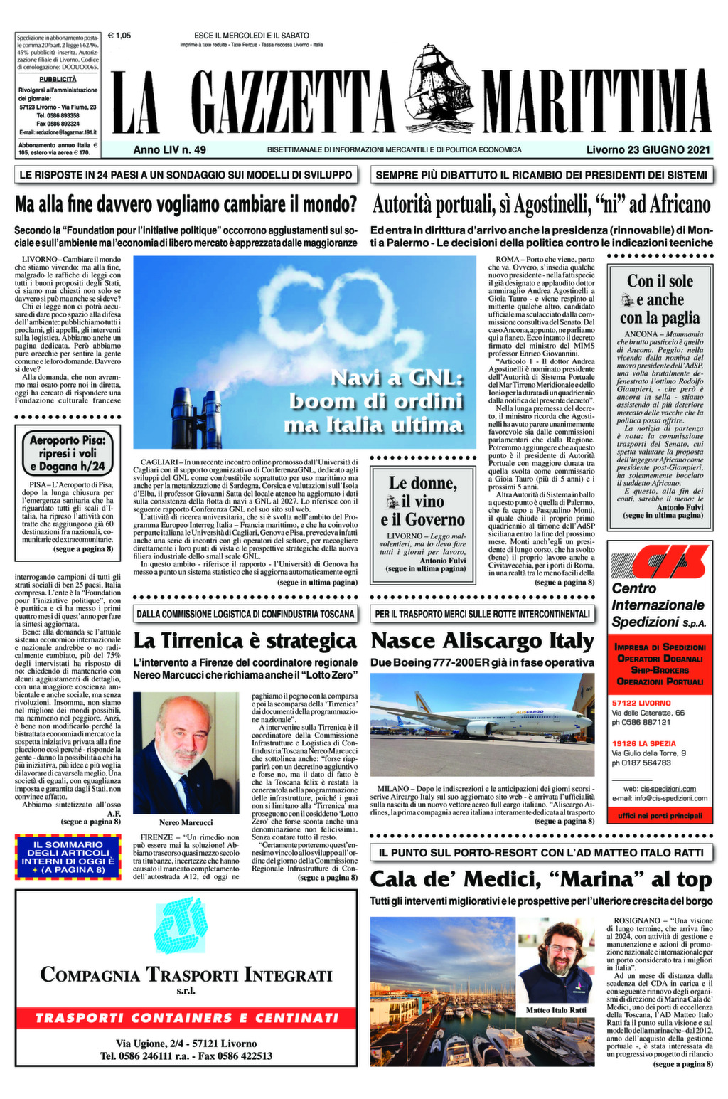 Giornale del 23-6-2021