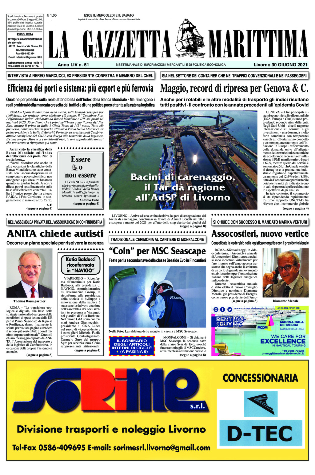 Giornale del 30-6-2021
