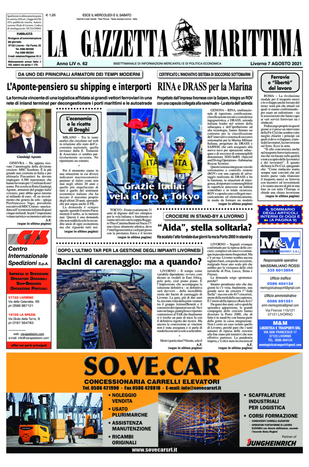 Giornale del 7-8-2021
