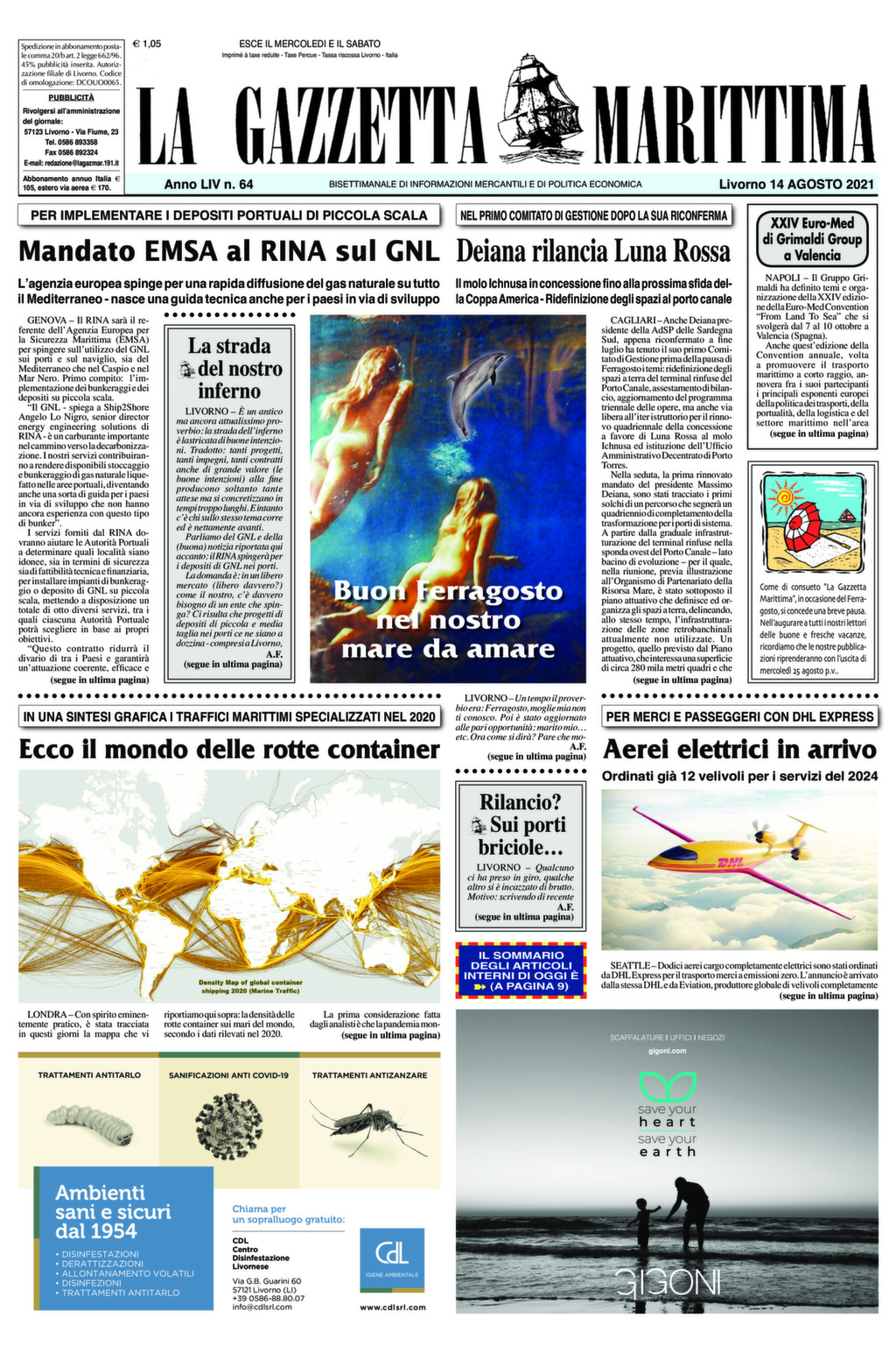 Giornale del 14-8-2021