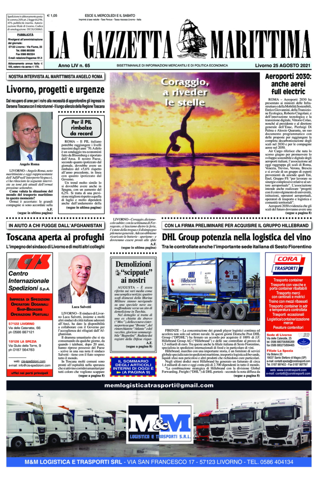 Giornale del 25-8-2021