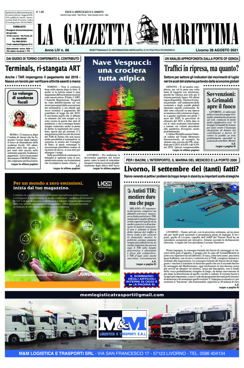Giornale del 28-8-2021