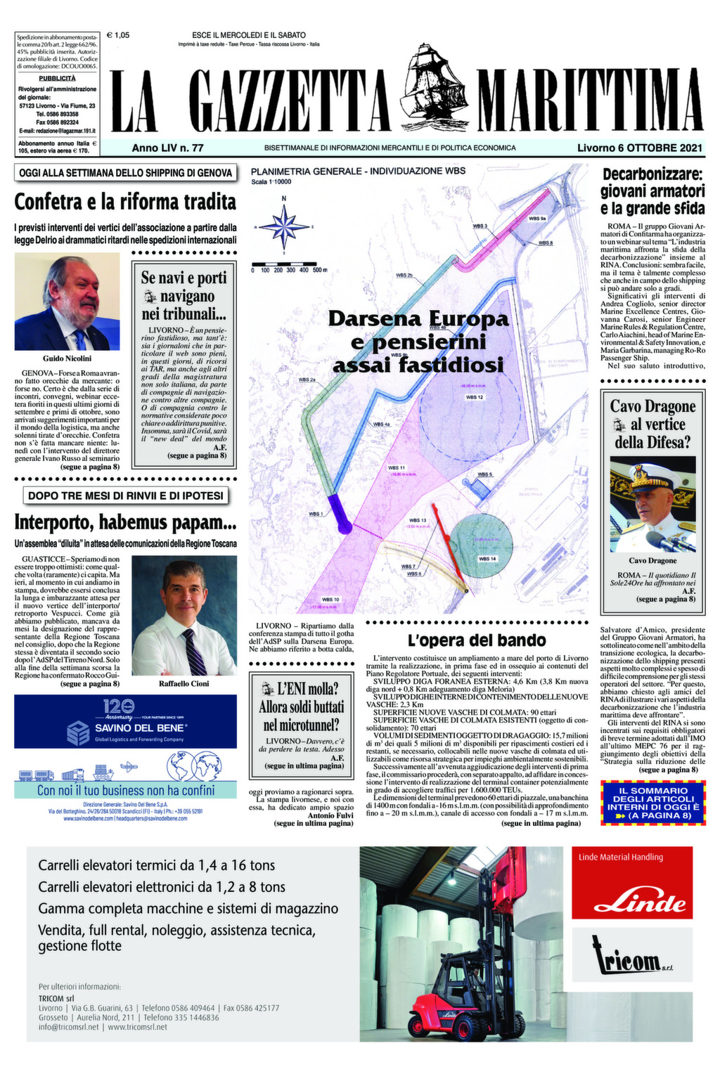 Giornale del 6-10-2021