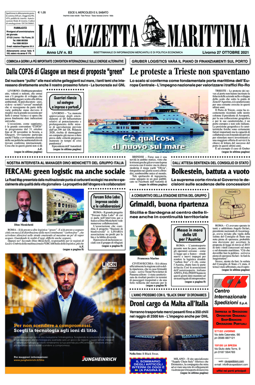 Giornale del 27-10-2021